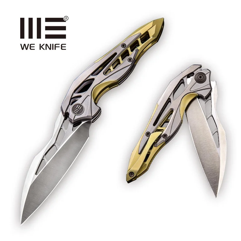 WEKNIFE Arrakis Flipper Knife Titanium Handle (3.45" M390 Blade) 906C
