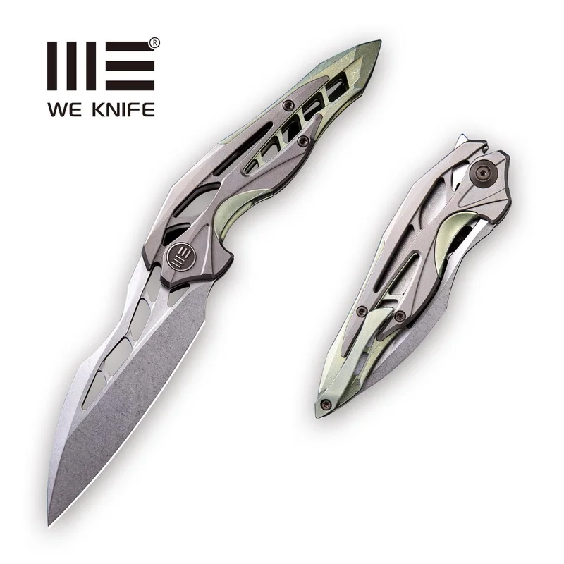WEKNIFE Arrakis Flipper Knife Titanium Handle (3.45" M390 Blade) 906D