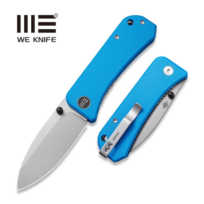 WEKNIFE Banter Thumb Stud Knife G10 Handle (2.9" CPM S35VN Blade) 2004A