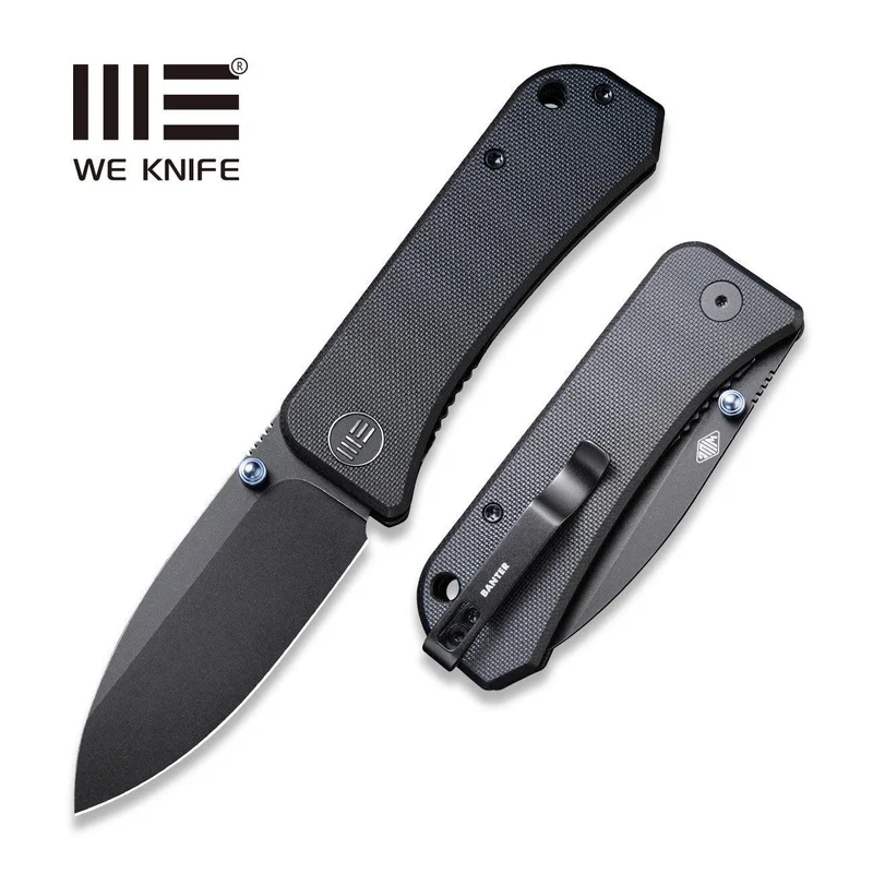 WEKNIFE Banter Thumb Stud Knife G10 Handle (2.9" CPM S35VN Blade) 2004B