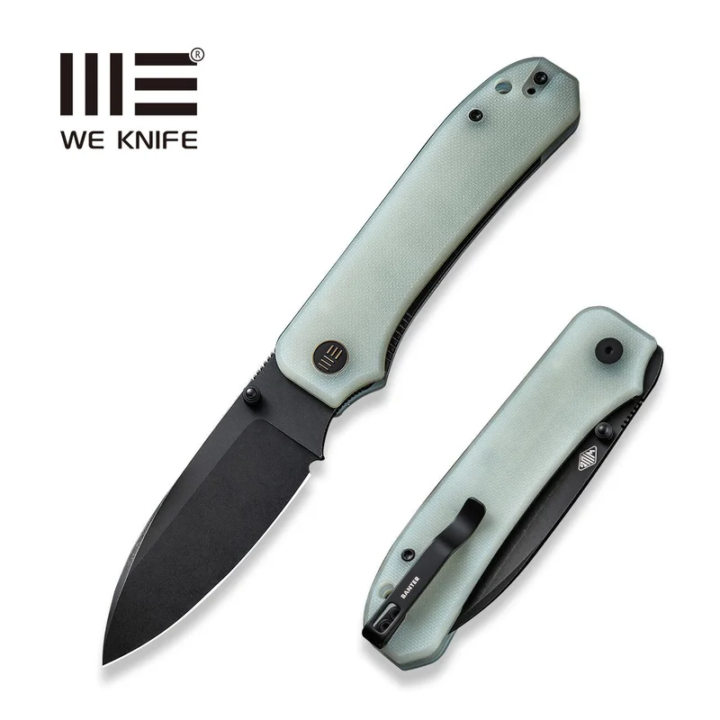 WEKNIFE Big Banter Thumb Stud Knife G10 Handle (3.69" CPM 20CV Blade) WE21045-3