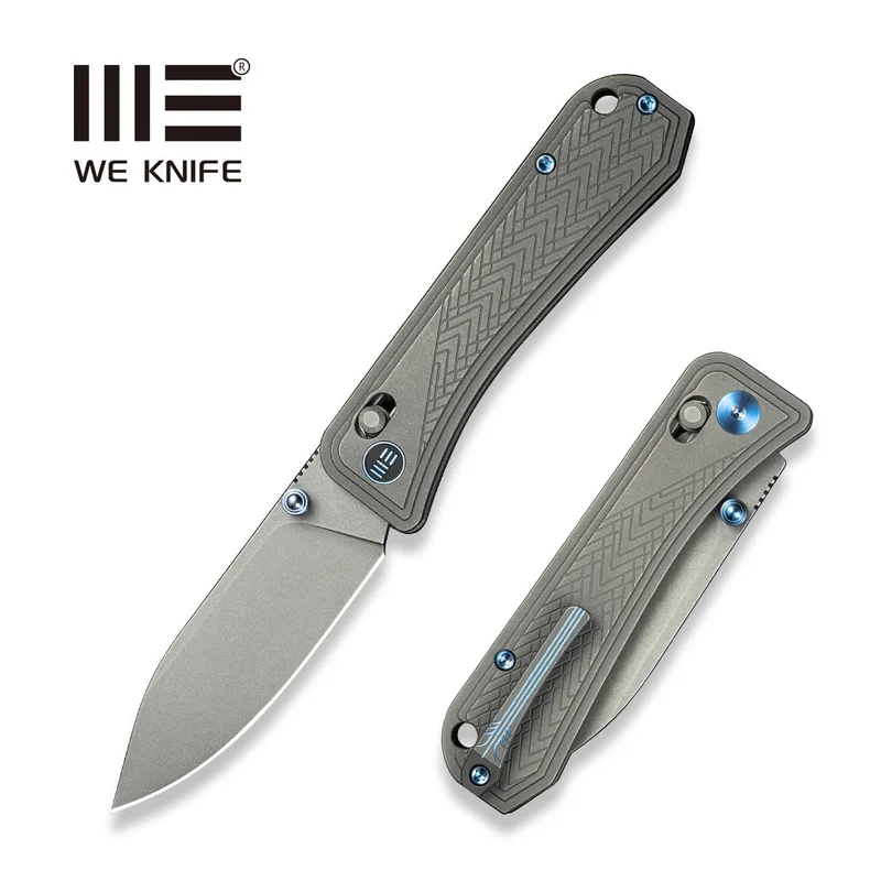 WEKNIFE Bougie Banter Thumb Stud & Crossbar Lock Knife Titanium Handle (2.91" CPM S45VN Blade) WE24009-2