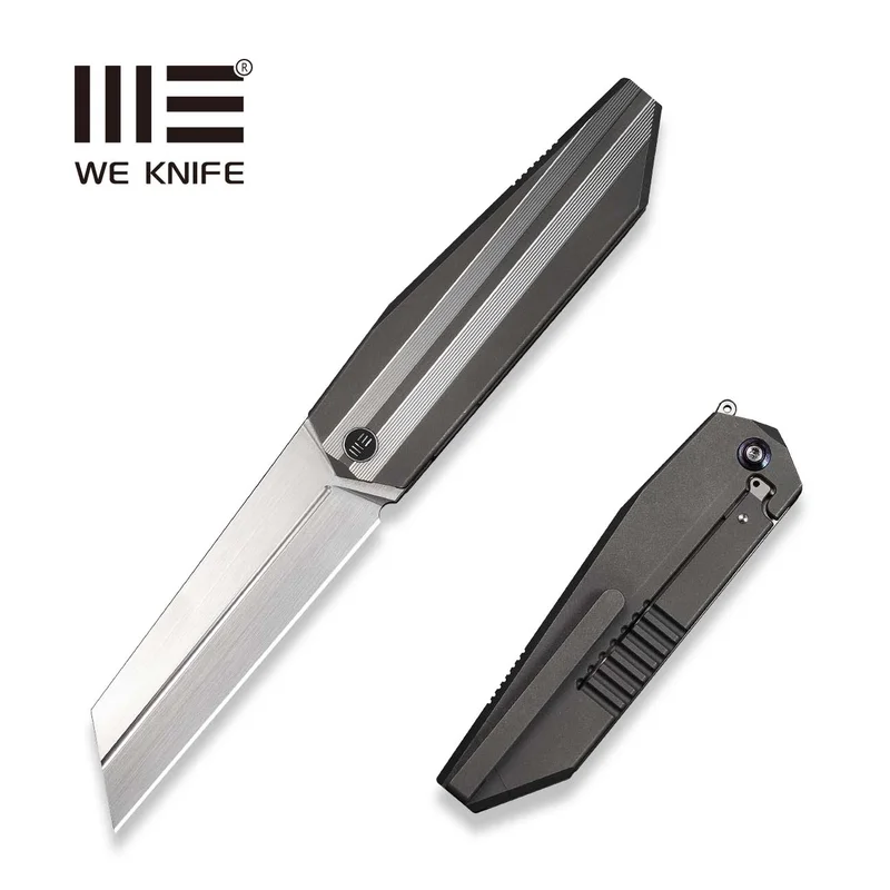 WEKNIFE Collinear Flipper Knife Titanium Handle (3.67" M390 Blade) WE22034D-2