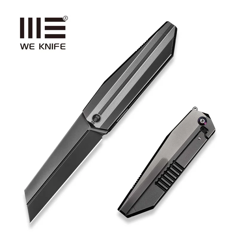 WEKNIFE Collinear Flipper Knife Titanium Handle (3.67" M390 Blade) WE22034D-4