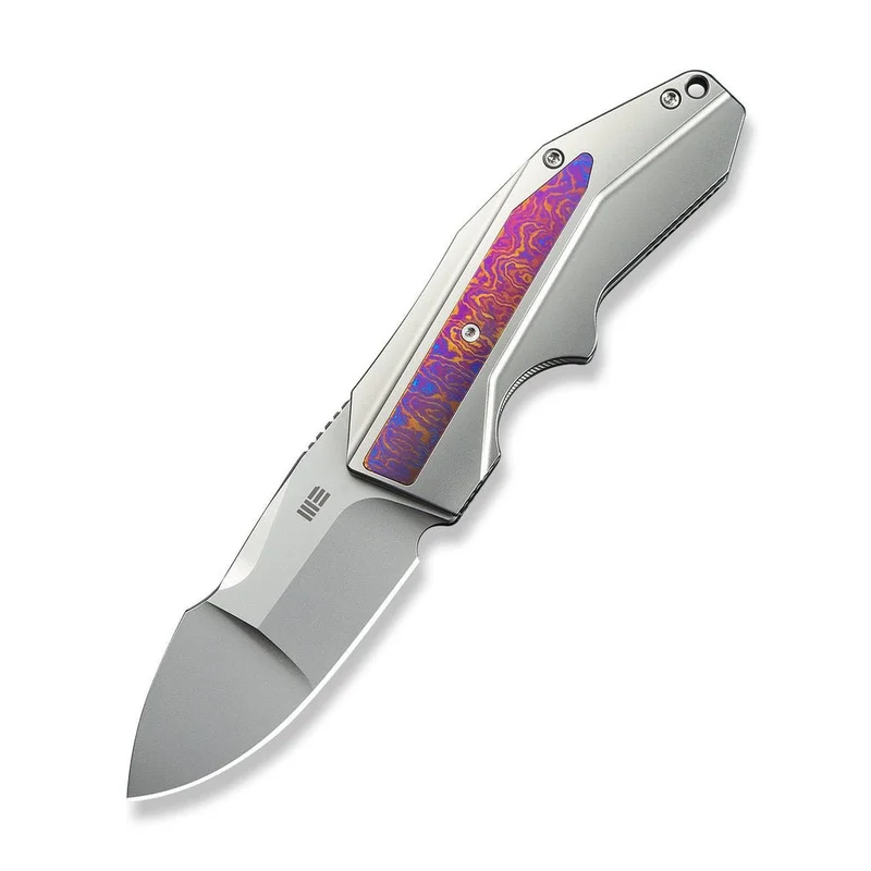 WEKNIFE Coral EDC Knives with 2.95" Polished Bead Blasted CPM 20CV Blade WE24044-4