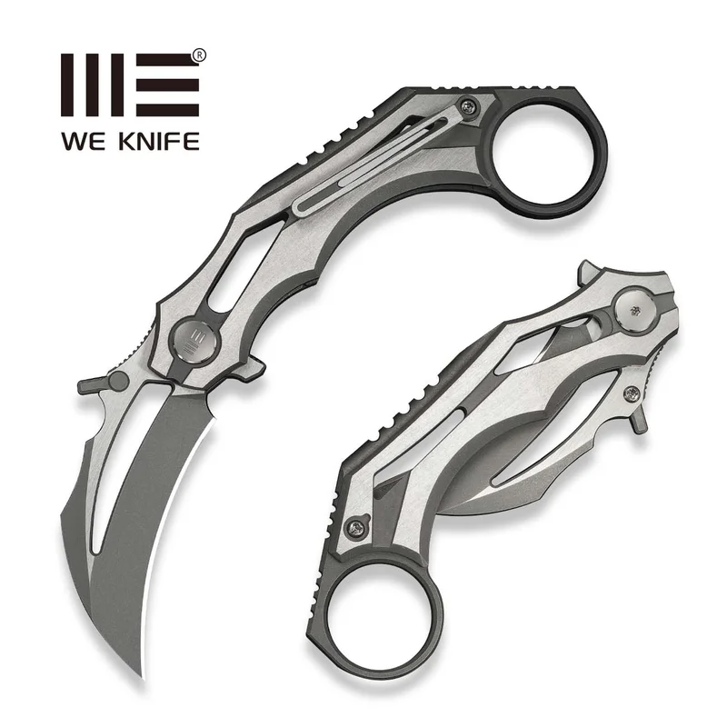 WEKNIFE Cryonix Flipper Knife Titanium Handle (2.03" M390 Blade) WE24070-2