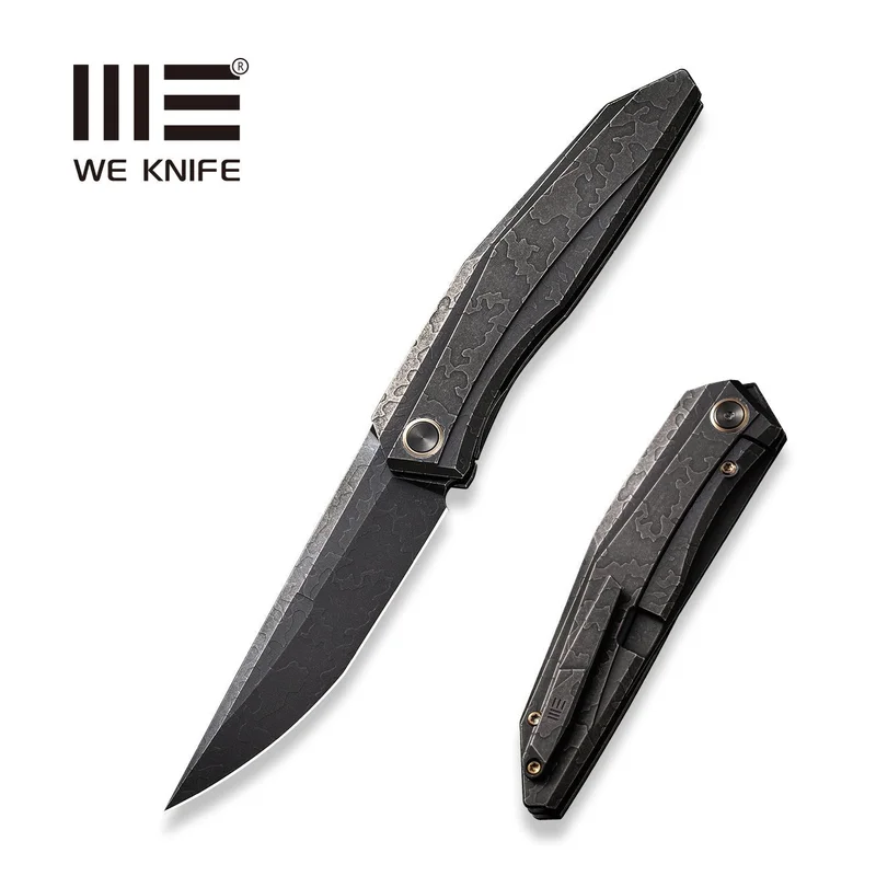WEKNIFE Cybernetic Top Flipper Knife Titanium Handle (3.91" CPM 20CV Blade) WE22033-4