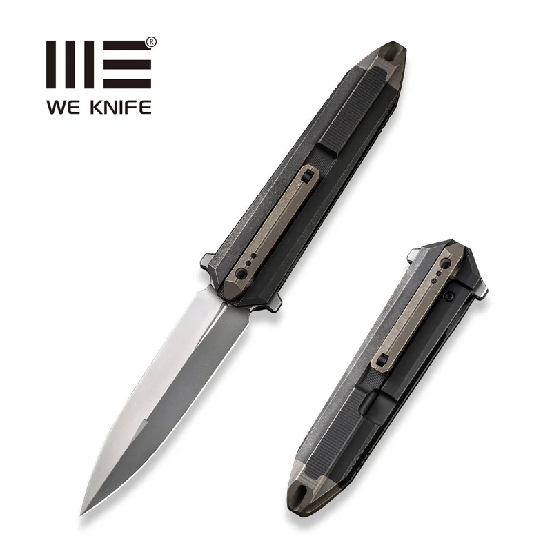 WEKNIFE Diatomic Flipper Knife Titanium Handle (3.78" CPM 20CV Blade) WE22032-3