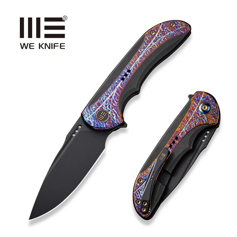 WEKNIFE Equivik Flipper Knife Titanium Handle (3.48" CPM 20CV Blade) WE23020-2