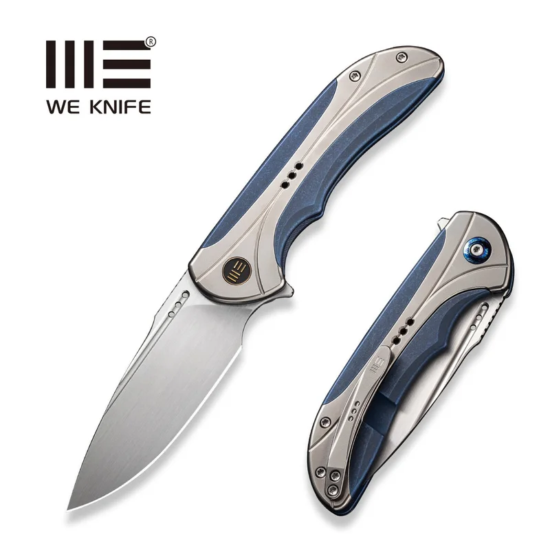 WEKNIFE Equivik Flipper Knife Titanium Handle (3.48" CPM 20CV Blade) WE23020-3