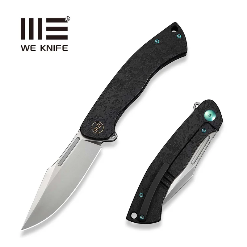 WEKNIFE Essential Knight Flipper Knife Titanium Handle (3.6" M390 Blade) WE24003-1
