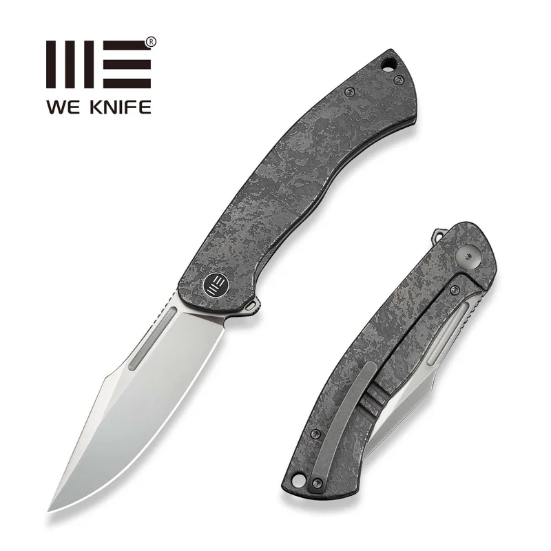 WEKNIFE Essential Knight Flipper Knife Titanium Handle (3.6" M390 Blade) WE24003-3