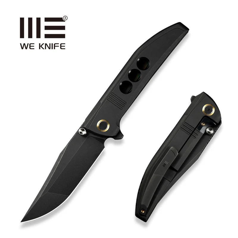 WEKNIFE Ezinta Flipper & Thumb Stud Knife Titanium Handle (3.99" M390 Blade) WE22041-1