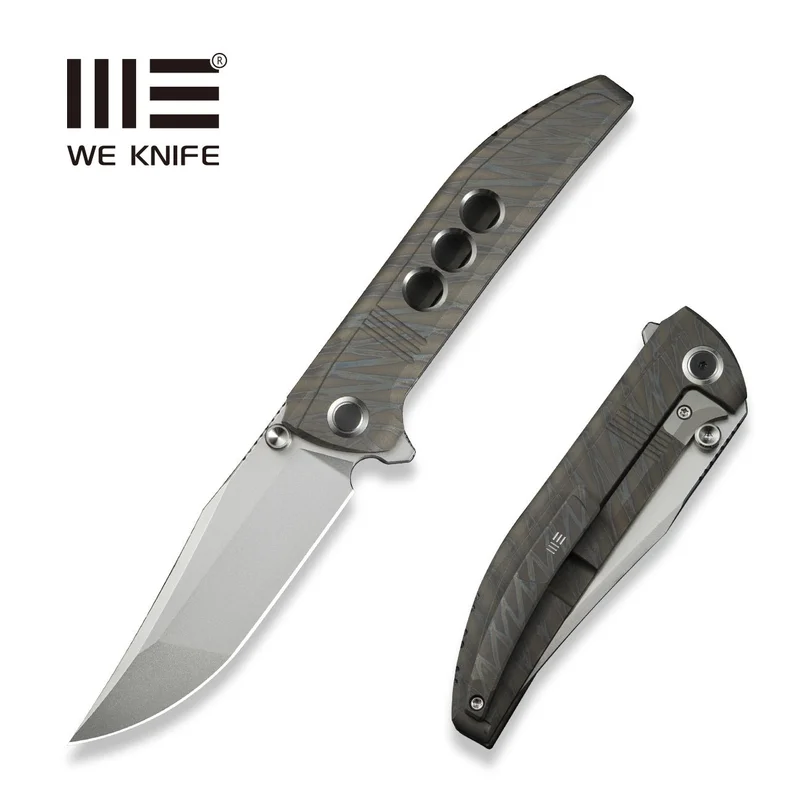 WEKNIFE Ezinta Flipper & Thumb Stud Knife Titanium Handle (3.99" M390 Blade) WE22041-4