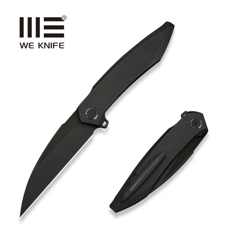 WEKNIFE Fluxor Flipper Knife Titanium Handle (3.98" M390 Blade) WE23071-1