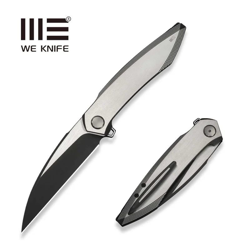 WEKNIFE Fluxor Flipper Knife Titanium Handle (3.98" M390 Blade) WE23071-4