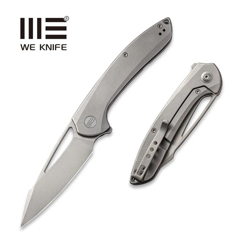 WEKNIFE Fornix Flipper & Thumb Hole Knife Titanium Handle (3.48" CPM 20CV Blade) 2016A