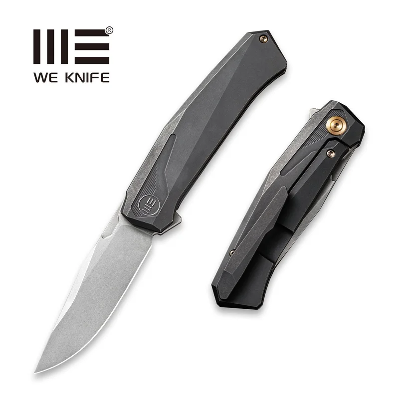 WEKNIFE Gava Flipper Knife Titanium Handle (3.25" CPM 20CV Blade) 2006B
