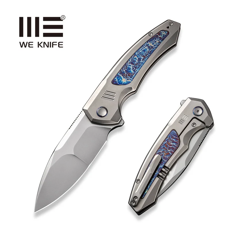 WEKNIFE Hyperactive Flipper Knife Titanium Handle (3.8" Vanax Blade) WE23030-1