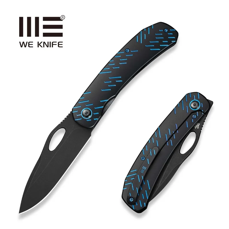 WEKNIFE Inmate Front Flipper & Thumb Hole Knife Titanium Handle (3.7" CPM 20CV Blade) WE23096B-2
