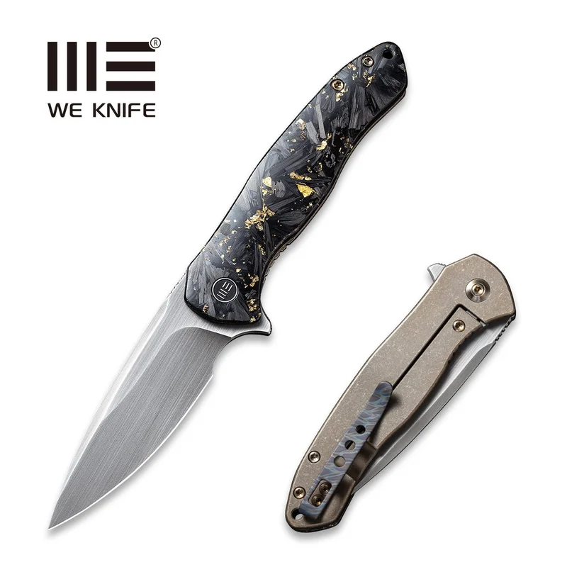 WEKNIFE Kitefin LE Flipper Knife Titanium & Carbon Fiber Handle (3.24" CPM 20CV Blade) 2009A