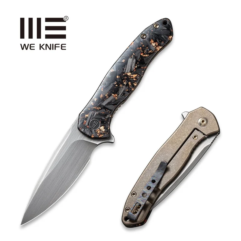 WEKNIFE Kitefin LE Flipper Knife Titanium & Carbon Fiber Handle (3.24" CPM 20CV Blade) 2009B