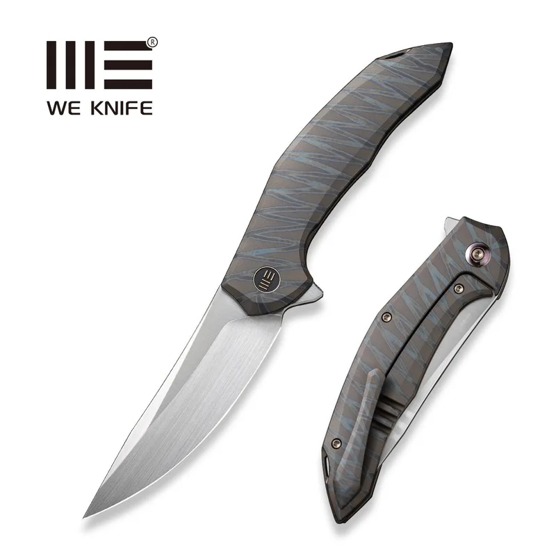WEKNIFE Merata Flipper Knife Titanium Handle (3.68" CPM 20CV Blade) WE22008A-3