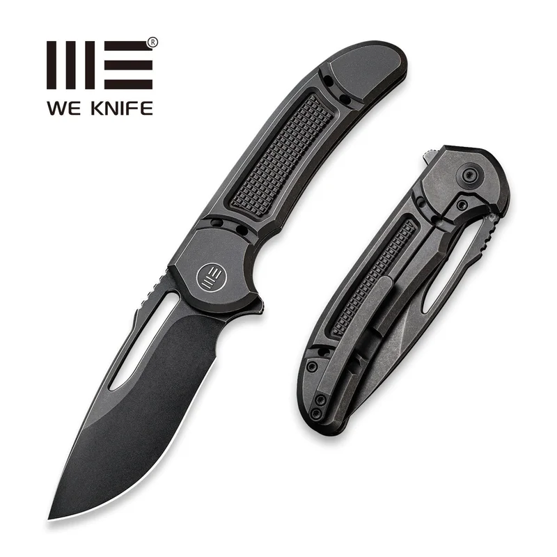WEKNIFE Minax Flipper & Thumb Hole Knife Titanium Handle (3.44" CPM 20CV Blade) 2007C