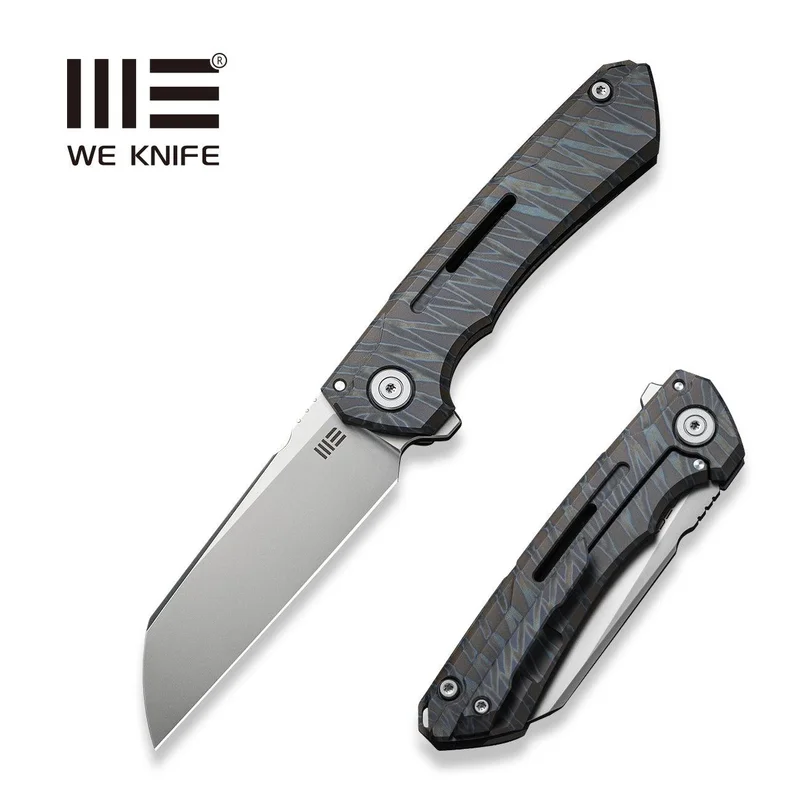 WEKNIFE Mini Buster Flipper Knife Titanium Handle (3.43" CPM 20CV Blade) 2003C
