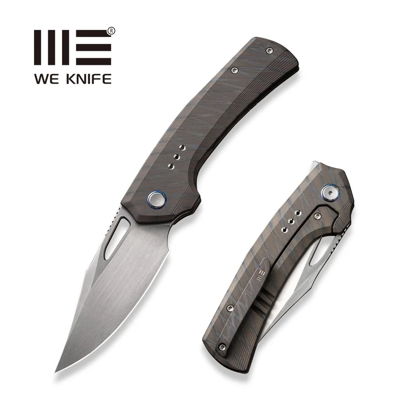 WEKNIFE Nefaris Flipper & Thumb Hole Knife Titanium Handle (3.48" CPM 20CV Blade) WE22040D-4