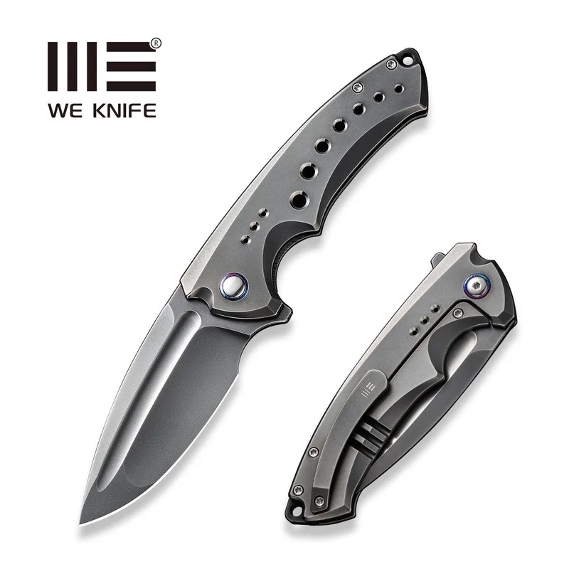 WEKNIFE Nexusia Flipper Knife Titanium Handle (3.48" CPM 20CV Blade) WE22044-6