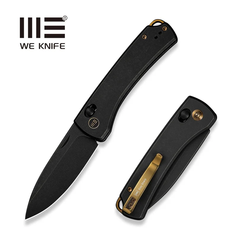 WEKNIFE Nightblade Crossbar Lock Knife Titanium Handle (2.98" CPM 20CV Blade) WE22046-1