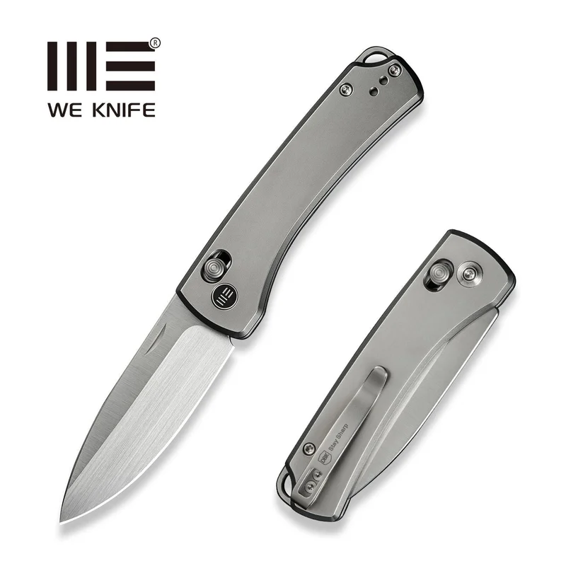 WEKNIFE Nightblade Crossbar Lock Knife Titanium Handle (2.98" CPM 20CV Blade) WE22046-2