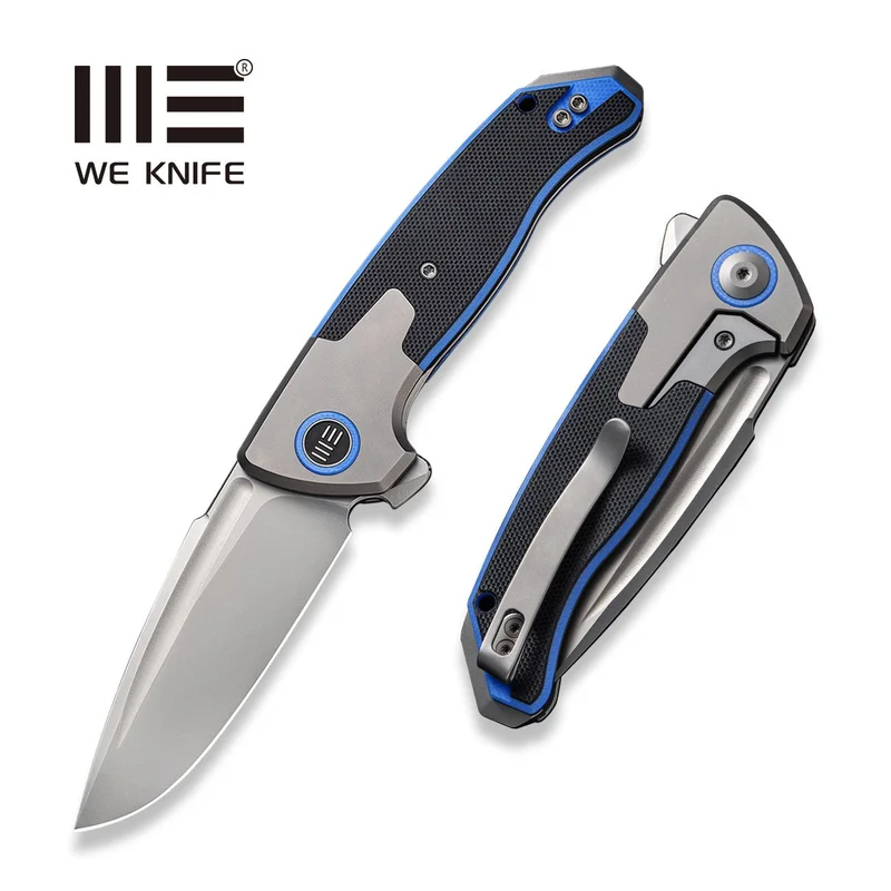 WEKNIFE Press Check Flipper Knife Titanium & G10 Handle (3.15" CPM 20CV Blade) WE20078B-2
