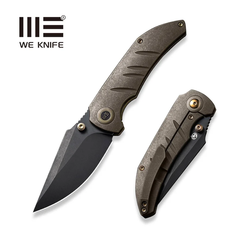 WEKNIFE Riff-Raff Thumb Stud Knife Titanium Handle (3.12" CPM 20CV Blade) WE22020B-1