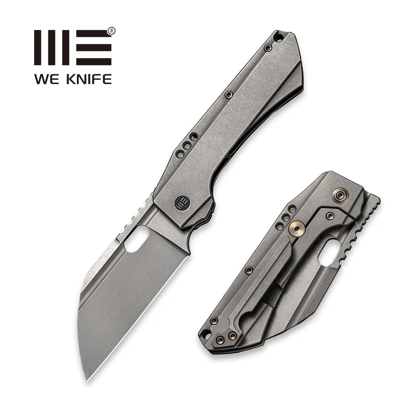 WEKNIFE Roxi 3 Front Flipper & Thumb Hole Knife Titanium Handle (3.14" CPM S35VN Blade) WE19072-1
