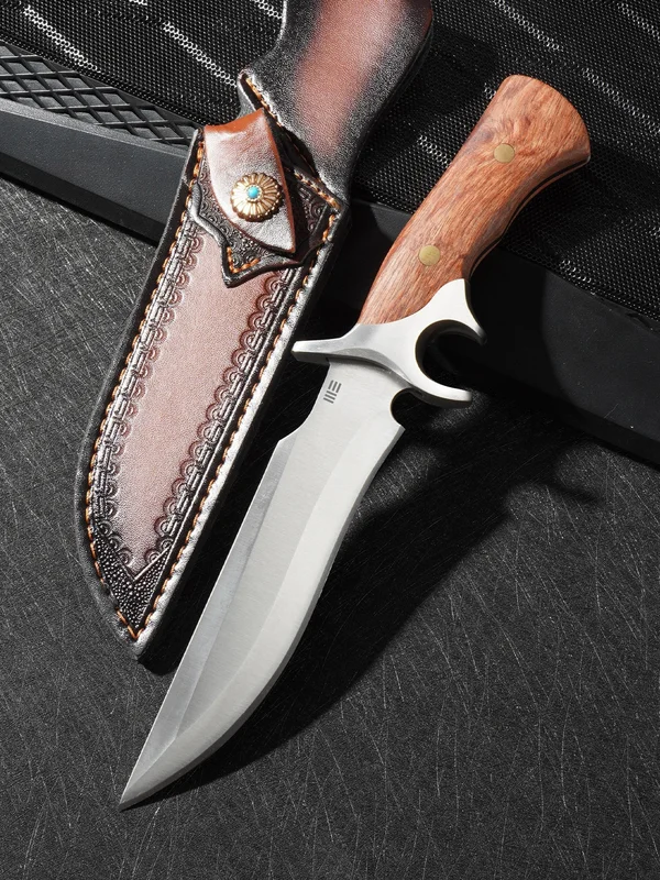 WEKNIFE Sabres Fixed Blade Knife with 4.88" Satin Finished 14C28N Blade WE43578