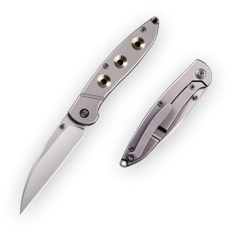 WEKNIFE Schism Penknives with 2.92" Refined Stonewashed CPM S35VN Blade 908A