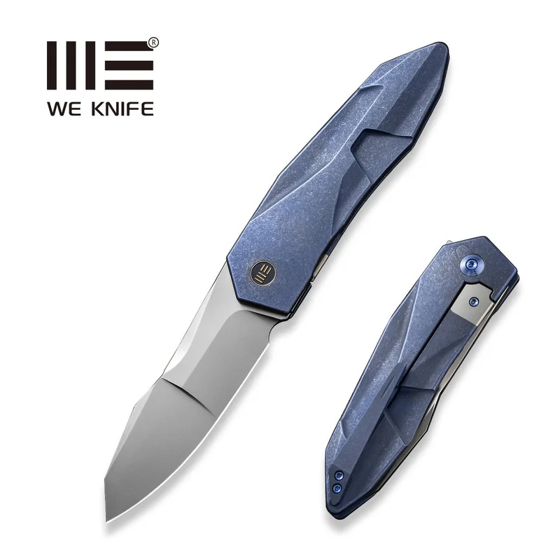 WEKNIFE Solid Flipper Knife Titanium Handle (3.88" CPM 20CV Blade) WE22028-4