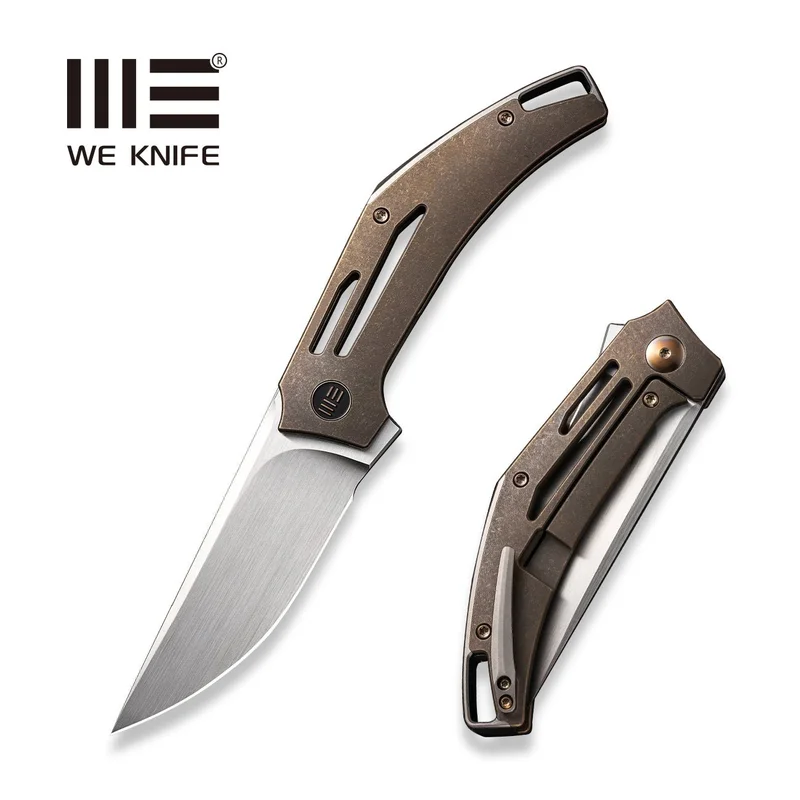 WEKNIFE Speedliner Flipper Knife Titanium Handle (3.39" CPM 20CV Blade) WE22045C-2