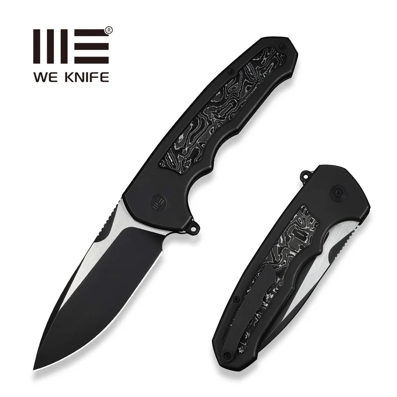 WEKNIFE Starlash Flipper Knife Titanium & Carbon Fiber Handle (3.97" M390 Blade) WE23011D-1