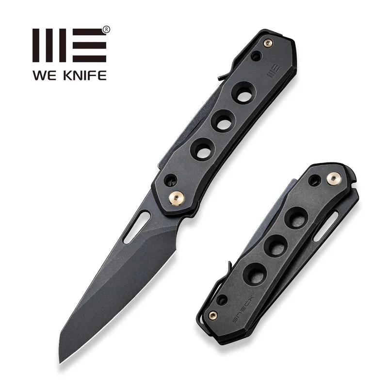 WEKNIFE Vision R Manual Thumb & Thumb Hole & Superlock Knife Titanium Handle (3.54" CPM 20CV Blade) WE21031-2