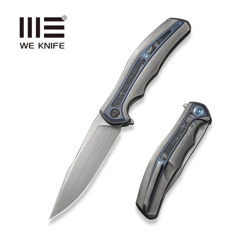 WEKNIFE Zonda Flipper Knife Titanium & Carbon Fiber Handle (4.05" CPM 20CV Blade) WE22016-4