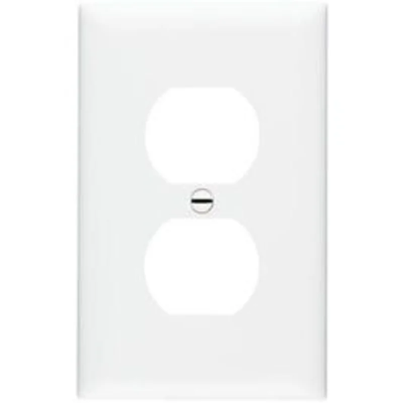 White Duplex Nylon Wall Plate