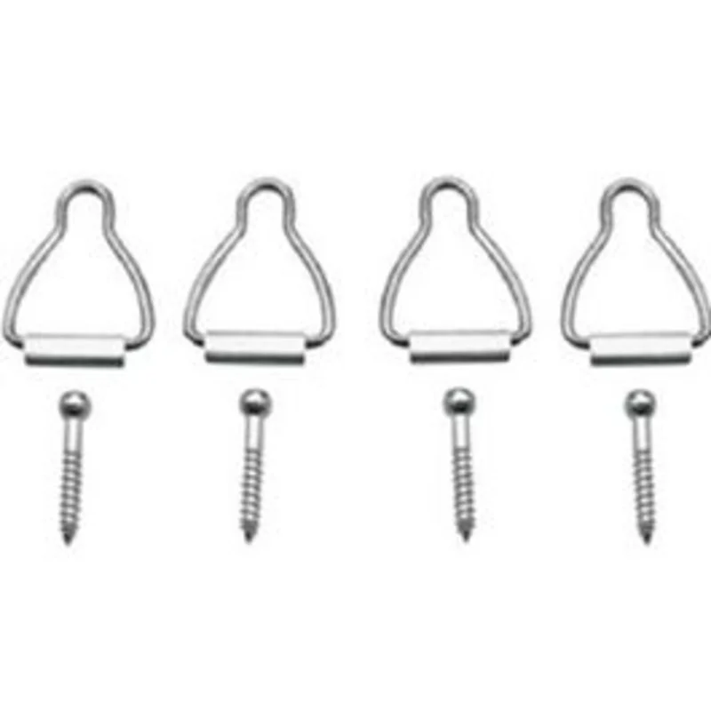 Window Screen Bottom Latch, Aluminum With Mill Finish, 6-Pk.