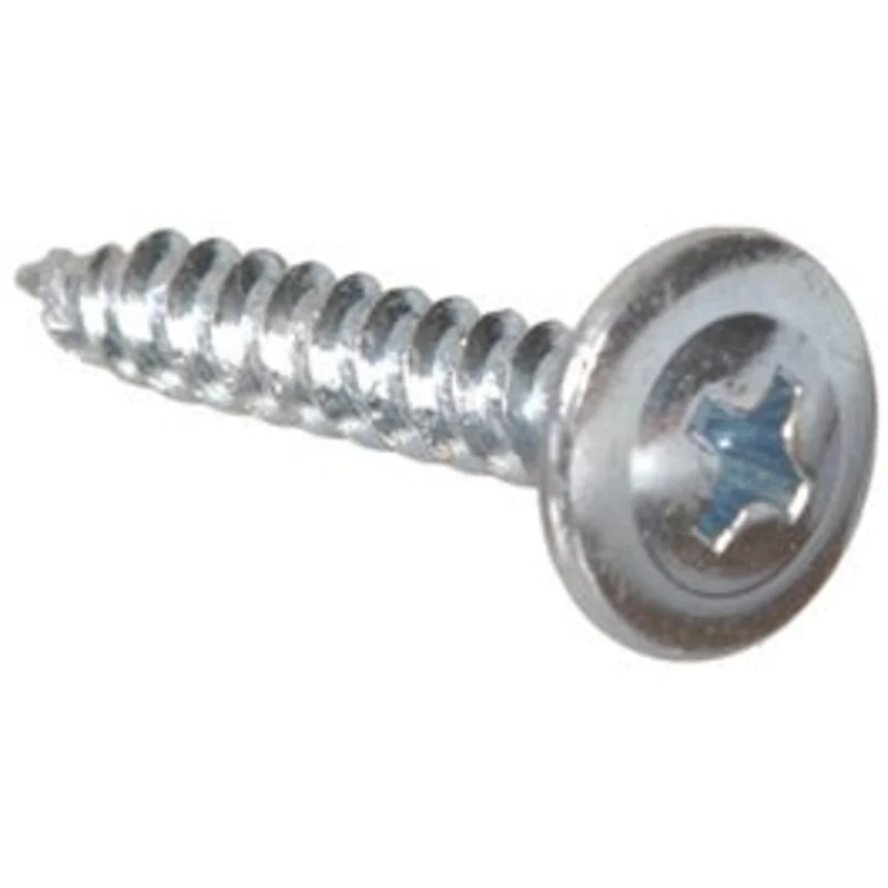 Zinc Truss Head Self-Piercing Point Lath Screws, #8 x 1-In., 1-Lb.